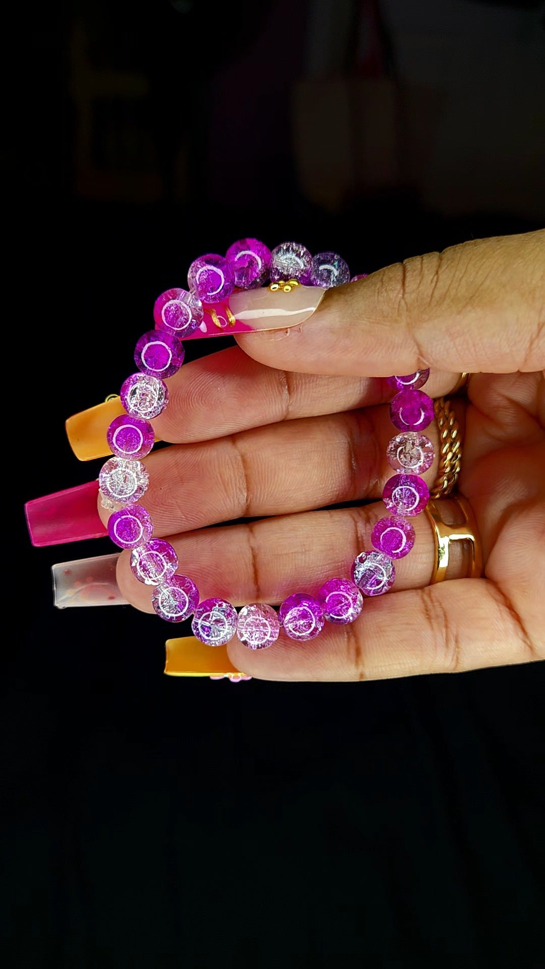 HOT PINK CRACKLE