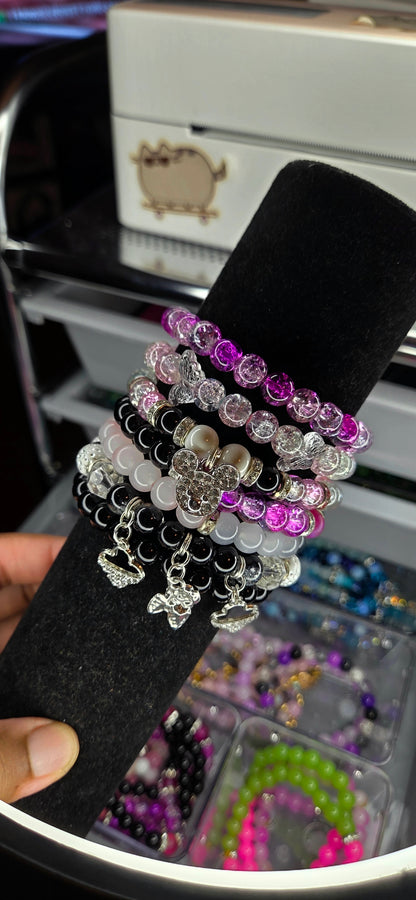 pre-made bracelet stack MINNIE