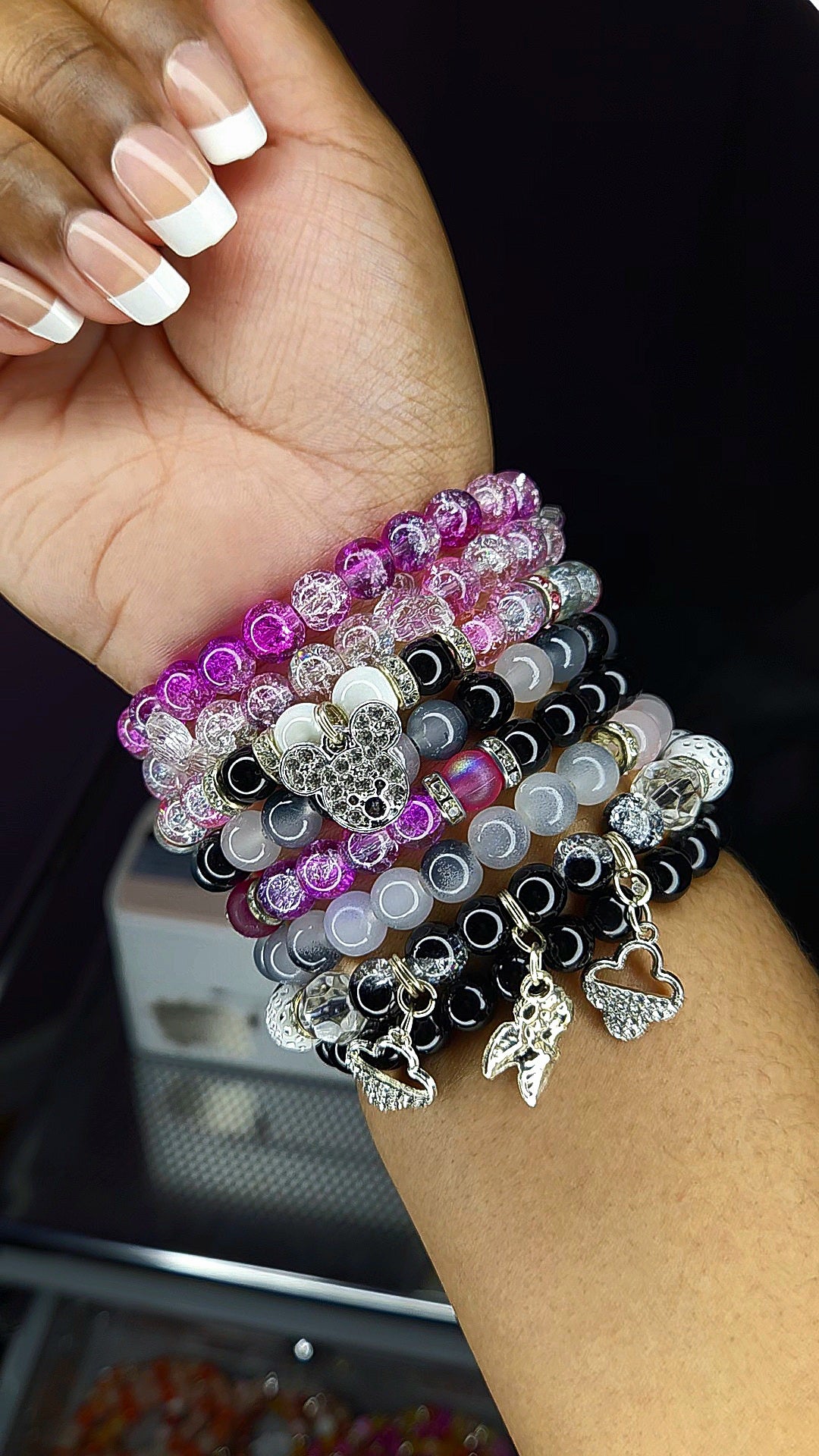 pre-made bracelet stack MINNIE