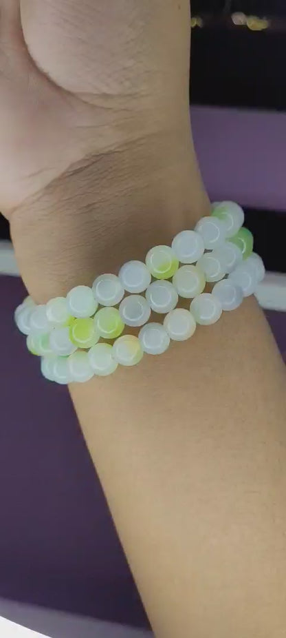GREEN AND BLACK GRADIENT BRACELET