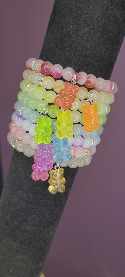 PASTEL GUMMY BEAR BRACELET