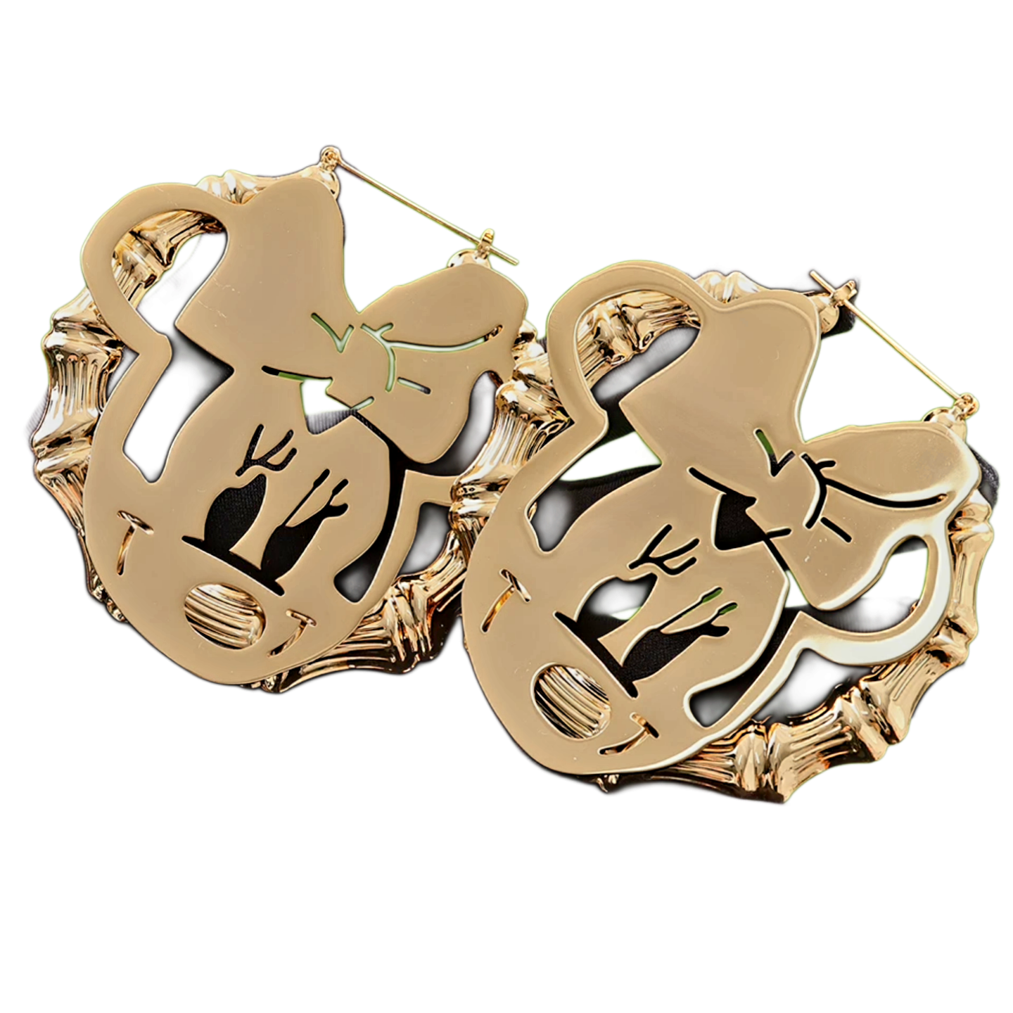 CUSTOM MINNIE M HOOPS