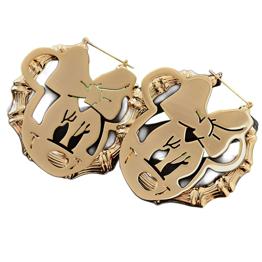 CUSTOM MINNIE M HOOPS