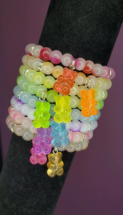 PASTEL GUMMY BEAR BRACELET